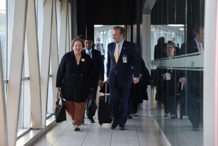 Embajadora Mari Carmen Aponte arribó al país para iniciar su misión diplomática